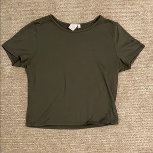 Live in the Moment Olive Top